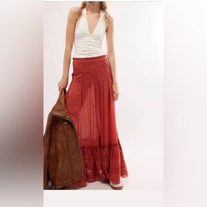 Free people one maxi skirt